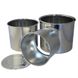 Набір металевих форм для паски зі знімним дном (5шт): Форми для випікання
