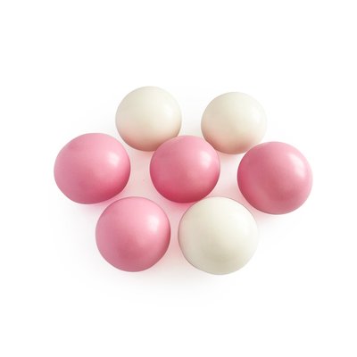 Желейні міні кульки білі/рожеві (7шт) 11088 фото