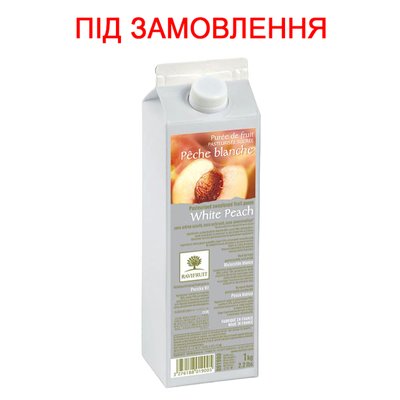 Пюре Белый персик Ravifruit, 1кг (под заказ) 20374265 фото