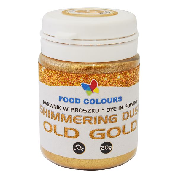 Пищевой краситель-глиттер Food Colours Old Gold, 20гр WS-P-160 фото