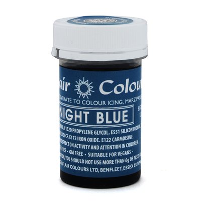 Гелевый краситель Sugarflair Темно-синий (Midnight blue) A150 фото