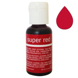 Гелевий барвник Chefmaster Liqua-Gel Super Red 5136 фото