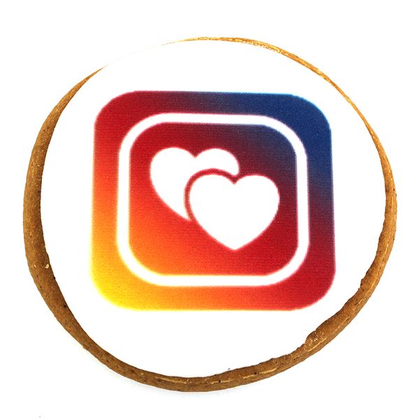 Медово-имбирный пряник Instagram сердца 10080::10 фото