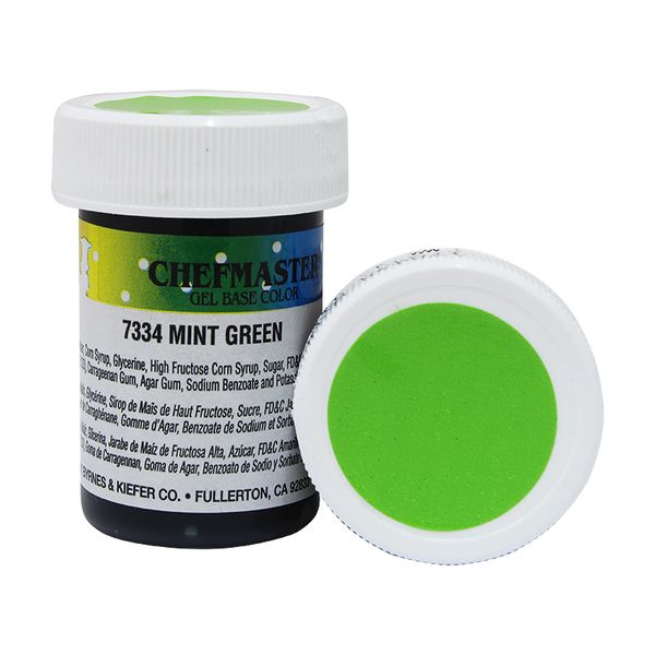 Гель-краска Base Color Chefmaster Mint Green, 28гр 7334 фото