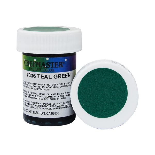 Гель-фарба Base Color Chefmaster Teal Green, 28гр 7336 фото