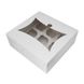 Коробка для капкейков на 9шт Белая (5шт): Сервировка и упаковка