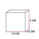 Коробка для пряників 15х15см з вікном Фіолетова казка (5шт): Сервірування та пакування