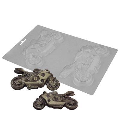 Молд для шоколаду і мастики Мотоцикл 3D 0083/C-0022 фото
