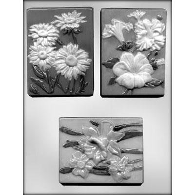 Молд для шоколаду і мастики Квіткові плакати 90-13198 фото