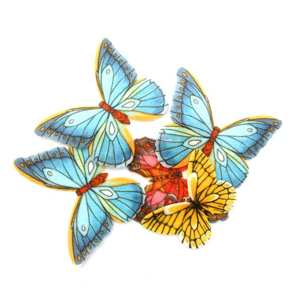 Вафельные бабочки Микс (вырезанные), 180шт 27232 фото