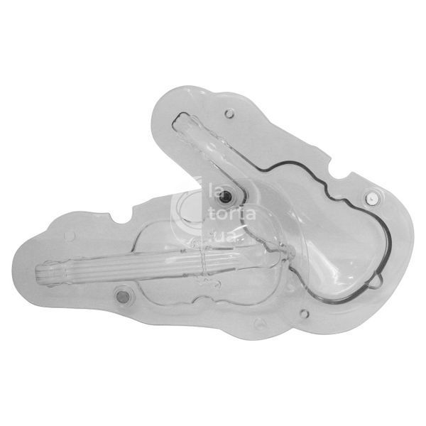 Полікарбонатна форма для шоколаду Скрипка 3D 9425 фото