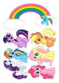Вафельная картинка My little pony №3 20х30см 027027/pr383 фото