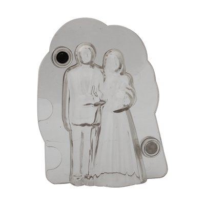 Поликарбонатная форма для шоколада Жених и Невеста 3D 1158 фото