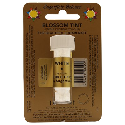 Цветочная пыльца Sugarflair Белая (White) D101 фото