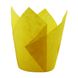 Бумажная форма для кексов Тюльпан - Желтые, 160шт: Формы для выпечки