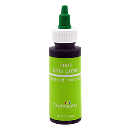 Гелевый краситель Chefmaster Liqua-Gel Neon Brite Green, 65гр 5704 фото