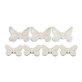 Цукровий декор Метелики преміум срібло 10958 фото