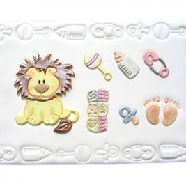 Печворк Левеня Baby Lion and nursery ite фото