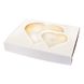 Коробка для пряников 15х20см с окном Белая Два сердца (5шт): Сервировка и упаковка