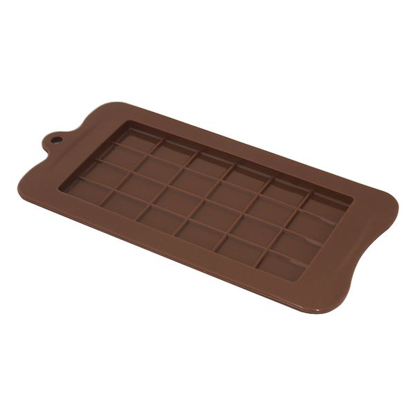 Силіконова форма для шоколаду і карамелі Класична плитка 2373 фото