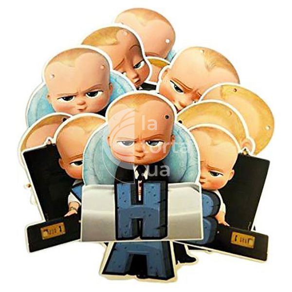Гирлянда Happy Birthday Босс Молокосос 80426 фото