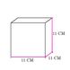 Коробка-бонбоньєрка 11х11х11 Біла (5шт): Сервірування та пакування