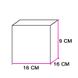 Коробка для Бенто-торта 16х16см Крафт (5шт): Сервірування та пакування