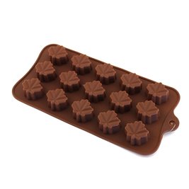 Силіконова форма для шоколаду і карамелі Кленове листя 2774 фото