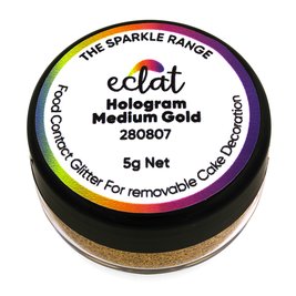 Блёстки Eclat Hologram Medium Gold 280807 фото