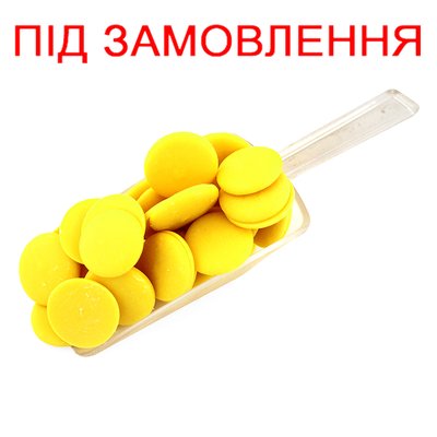 Шоколадные диски лимонные (глазурь кондитерская), 15кг (под заказ) 50-115-15 фото