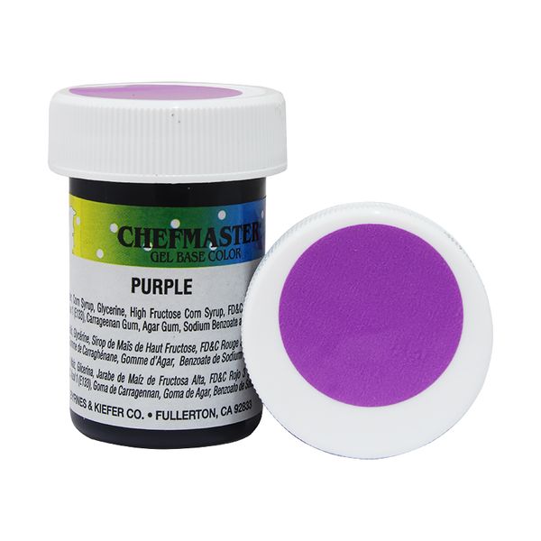 Гель-краска Base Color Chefmaster Purple, 28гр 7349 фото