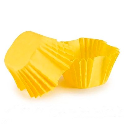 Паперова форма для цукерок Жовта, 50шт 2330::5 фото