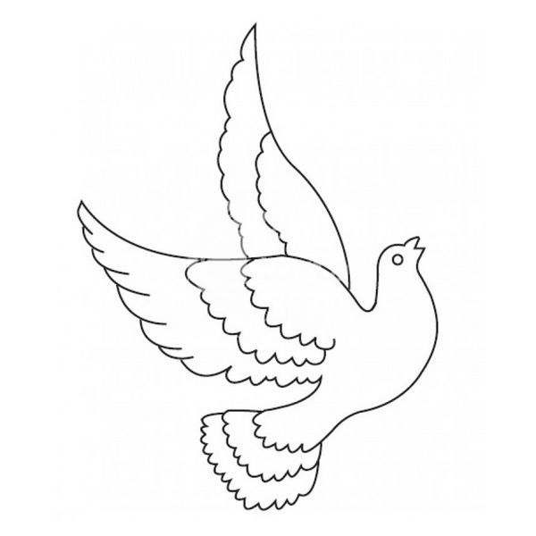 Пэчворк Голубь Reverse Dove фото