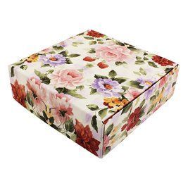 Коробка Півонія для макаронс, пряників 15х15х5см (5шт) lp108::1 фото