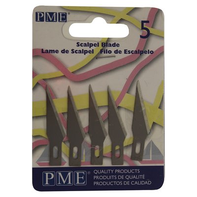 Набор сменных скошенных лезвий PME для мастики PME7S/84539 фото