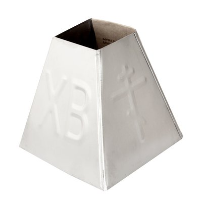 Металева форма для сирної паски 10x4,5см 30512 фото