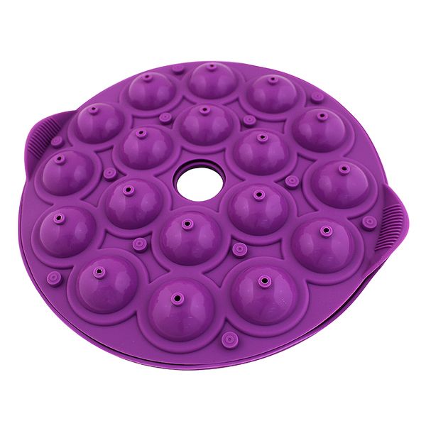 Силіконова форма для кейк-попсів 3D кульки 18шт 3440 фото
