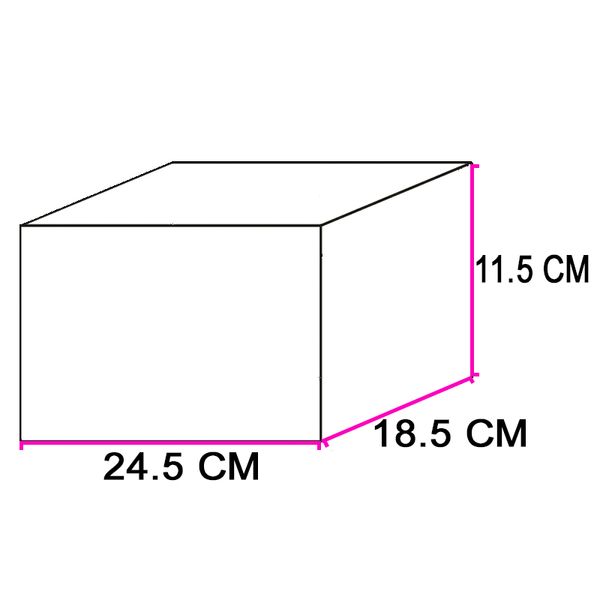 Коробка для 6 капкейков Аквариум 24,5х18,5х11,5см Белая (5шт) lp95 фото