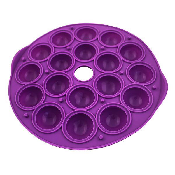 Силиконовая форма для кейк-попсов 3D шарики 18шт 3440 фото