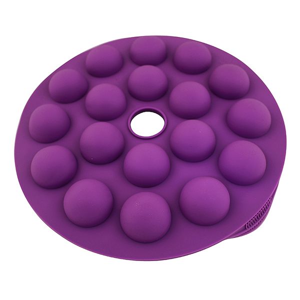 Силиконовая форма для кейк-попсов 3D шарики 18шт 3440 фото