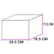Коробка для 6 капкейків Акваріум 24,5х18,5х11,5см Біла (5шт): Сервірування та пакування