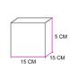 Коробка Пион для макаронс, пряников 15х15х5см (5шт): Сервировка и упаковка