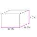 Коробка з перегородкою для макаронс та еклерів 20х12х6 см Біла (5шт): Сервірування та пакування