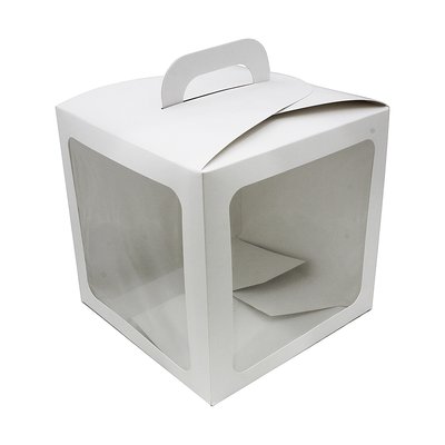 Коробка для пряникового будиночка Біла lp16 фото