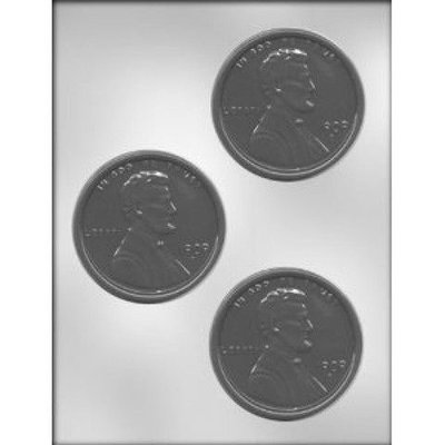 Молд для шоколада и мастики монетка Пенни Линкольн 90-13479 фото
