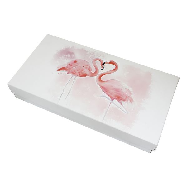 Коробка 15х30см Розовый фламинго (5шт) lp27 фото