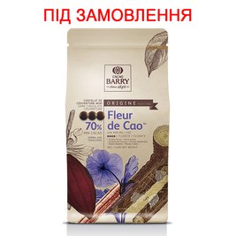 Шоколад чорний FLEUR DE CAO 70%, 5кг (під замовлення) CHD-O70FLEU-E4-U72 фото