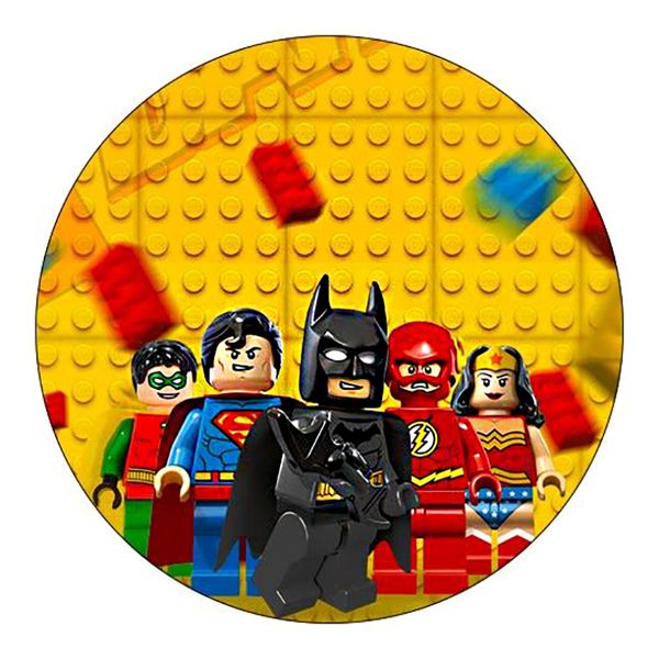 Вафельная картинка Лего 14х14 wk581 фото