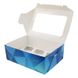 Коробка для капкейків 6шт Біла з прямокутним вікном (5шт): Сервірування та пакування