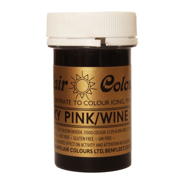 Гелевый краситель Sugarflair Пыльная роза (Dusky pink/Wine) A125 фото